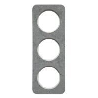 Рамка 3Х сірий/пол.білизна, бетон, R.1 10132379