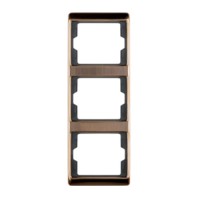 Рамка 3Х вертикальна, мідь, ARSYS COPPER MED 13330007