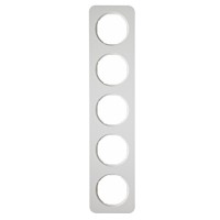 Рамка 5Х пластик/пол.білизна, R.1 10152189