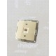 Панель перша для установки роз'єму RJ-12/RJ-45 стандарту WE FIORENA сл./кістка 22007803