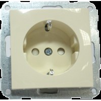 Розетка із з/к із захистом контактів FIORENA сл./кістка (Вінт) 16А/250В 22000703