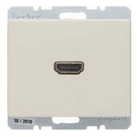 HDMI-розетка, підключення сзаду під кутом 90град., біла, ARSYS 3315430002