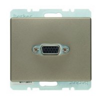 VGA-розетка з гвинтовими клемами, бронзовий лак, ARSYS 3315419011