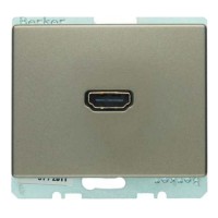 HDMI-розетка, підключення сзаду під кутом 90град., бронзовий лак, ARSYS 3315439011