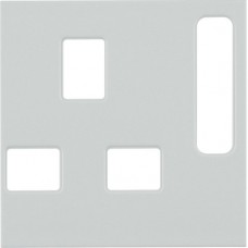 Панель к розетке UK-стандарта с выключателем пол.билизна-matt, S.1 3313079909