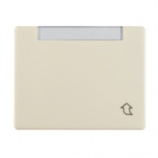 Рамка 1Х з кришкою з полем д/надпису, плоский варіант, біла, ARSYS 11550002