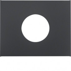 Накладка для нажимной кнопки и светового сигнала Е10, антрацит, K.1 11657006