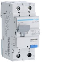 Дифавтомат 1+N С6/30mA 6кА,тип-A AD956J