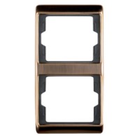 Рамка 2Х вертикальна, мідь, ARSYS COPPER MED 13230007