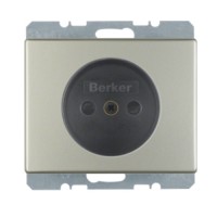 Розетка без з/к, зах.контактів, нержавіюча сталь, 16А/250В ARSYS 6161140104