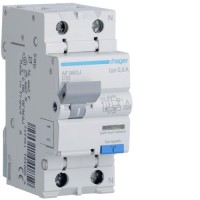 Диференціальний автоматичний вимикач 1+N, 10A, 300 mA, С, 6 КА, A, 2м AF960J
