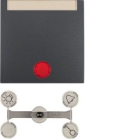 Клавіша 1Х з лінзами та полем д/написи, антрацит S.1 16281606