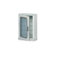 Шафа з поліестеру з цоколем ORION Plus, IP65, прозорі двері, 600X850X300мм FL525B