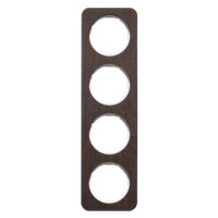 Рамка 4Х дуб/пол.білизна, дерево, R.1 10142359
