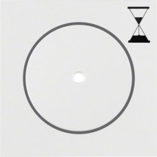 Накладка с кнопкой для механизма реле времени, пол.билизна-matt S.1 16741909