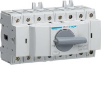 Перемикач модульний трьохпозиційний I-0-II до 35мм2, 4п 80А HIM408