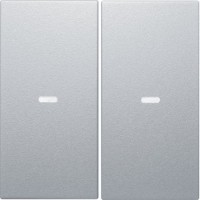 Клавиша 2Х для выключателя 80142180 S.1 / B.x алюм. 80960383