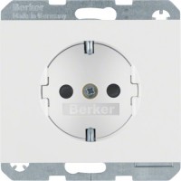 Розетка с з / к, защит. контактов, пол.билизна, 16А / 250В K.1 47357009