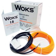 Тонкий нагревательный кабель Woks 18 (1020 Вт)