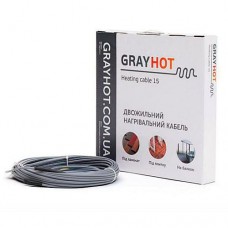 Нагревательный кабель Gray Hot cable 150 (1531 Вт) (12,8 м.кв.)