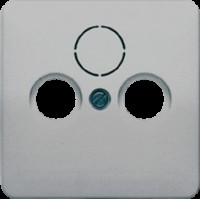 Панель розетки TV+R(SAT) JUNG CD561SATGR сірий