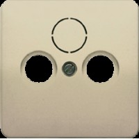 Панель розетки TV+R(SAT) JUNG CD561SATGB бронза