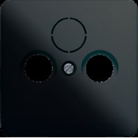 Панель розетки TV+R(SAT) JUNG CD561SATSW черный