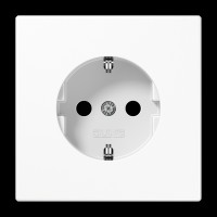 Розетка із заземленням JUNG LS1520WW білий