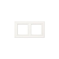 Рамка 2-постова ECO PROFI DECO, колір білий