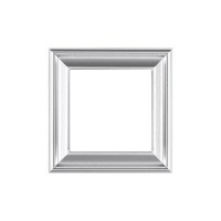 Рамка 1-постова ECO PROFI DECO, колір алюміній