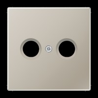Панель розетки TV+R JUNG Edelstahl ES2990TV