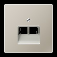 Панель розетки TF/PC 2-я JUNG ES2969-2UA Edelstahl