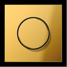 Панель диммера (светорегулятора) поворотного JUNG GO2940 имитация золота