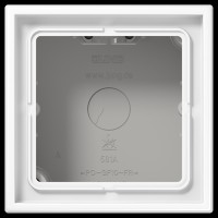 Коробка 1-постова накладного монтажу JUNG LS581AWW білий