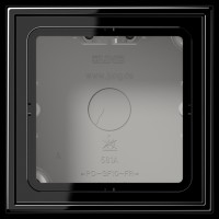 Коробка 1-постова накладного монтажу JUNG LS581ASWW чорний