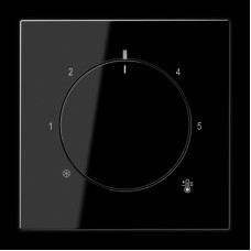Центральная плата (клавиша) для термостата JUNG LS1749BFSW черный