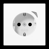 Розетка із з/к та захистом JUNG HOME BTLS1521SWW білий