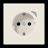 Розетка із з/к та захистом JUNG HOME BTLS1521S сл. кістка