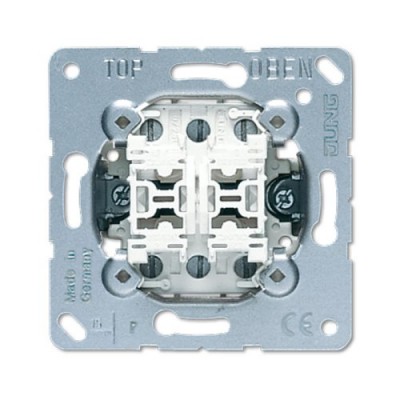 Механизм кнопок без фиксации 2-кл. 2х2Н.О контакта 532-4U JUNG