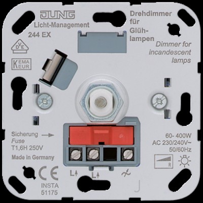 Механизм роторного диммера 60-400 Вт 244EX JUNG
