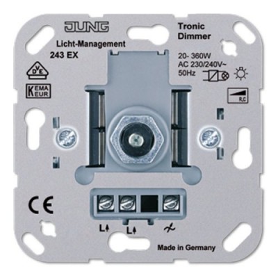 Механизм роторного диммера TRONIC 20-360 Вт 243EX JUNG