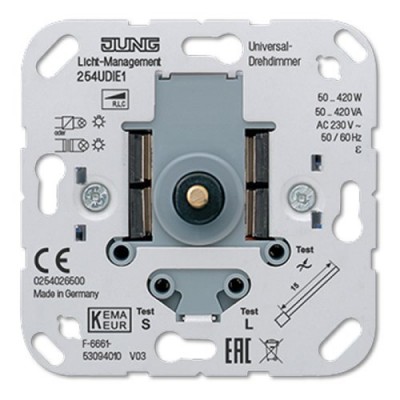 Механизм роторного диммера 50-420 Вт 254UDIE1 JUNG