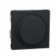 LED-світлорегулятор Wiser повор-ніж, універсальний 7-200Вт, Unica New NU351654 антрацит