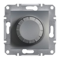 Світлорегулятор поворотний з підсвічуванням 40-600 Вт. «Asfora», (колір сталь) EPH6500162