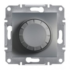Светорегулятор поворотный с подсветкой 40-600 Вт. «Asfora», (цвет сталь) EPH6500162