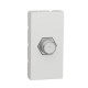 Розетка Coaxial F-type, 1-мод., Unica New NU346818 білий