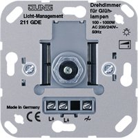 Механізм Діммера (світлорегулятора) поворотний 1000W 211GDE JUNG
