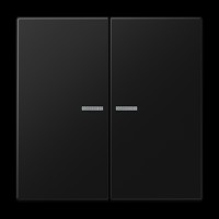 Клавиша 2-я с подсветкой JUNG LS995KO5SWM чёрный графит матовый