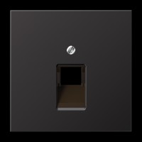 Панель розетки TF/PC 1-я JUNG AL 2969-1 UA D Dark