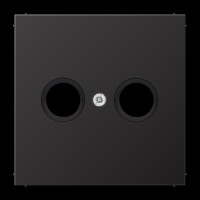 Панель розетки TV+R JUNG AL2990TVD Dark